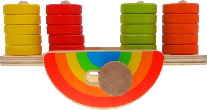 Produktbild iBox W11F057 Schwebebalken aus Holz (21 Teile)