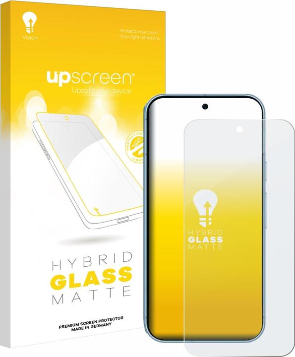 Actual product image upscreen Protective glass Protective film glass Film screen protector matt (1 Piece, Google Pixel 9 Pro XL)
