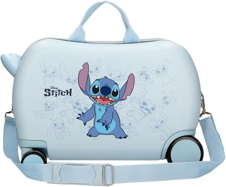 Actual product image Trolley case Ride On Stitch Blue (50 l)
