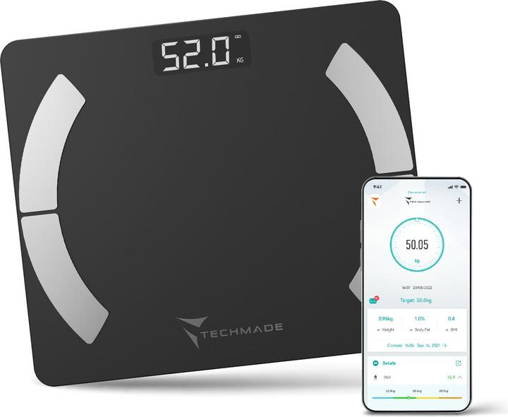 Actual product image Techmade Smart Digital Weighing Scale 180kg (180 kg)