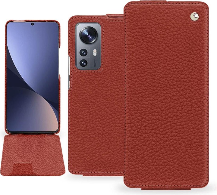 Actual product image Noreve Vertical leather shell (Xiaomi 12 Pro)