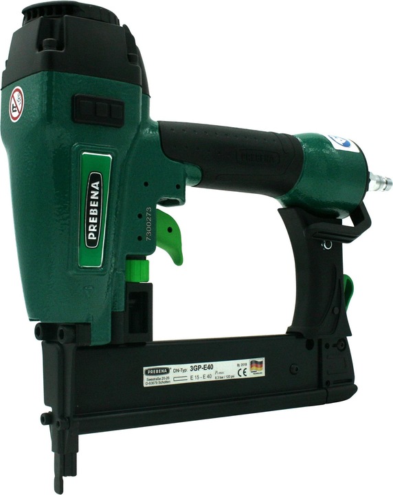 Actual product image Prebena 3GP-E40 Pneumatic stapler type E in carrying case