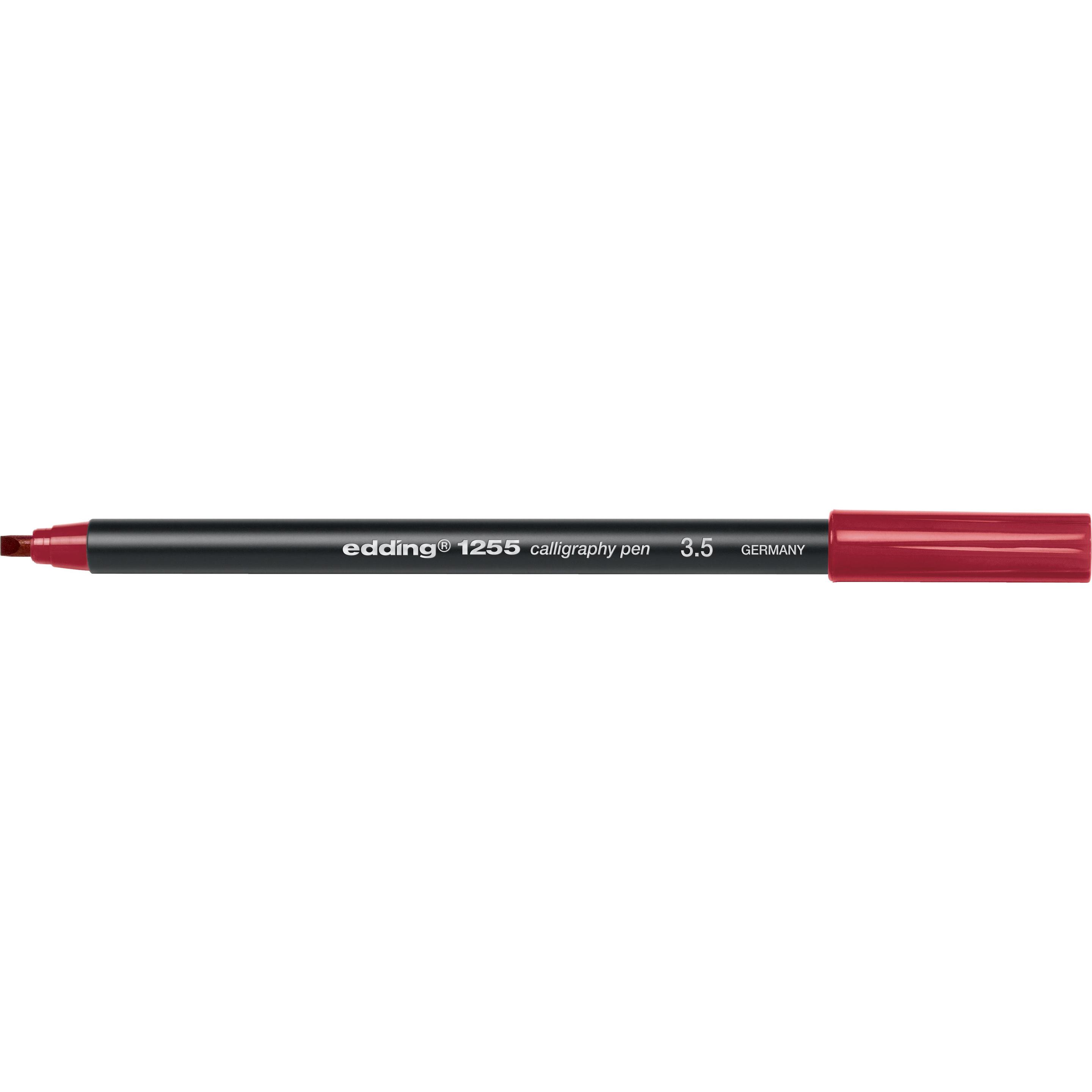 10x Edding, Malstifte, 1255 - Calligraphy (Rot, 1 x)