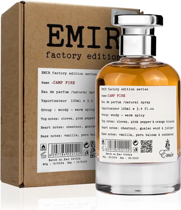 Actual product image Paris Corner Emir Camp Fire Factory Edition - EDP - Volume: 100 ml (Eau de parfum, 100 ml)
