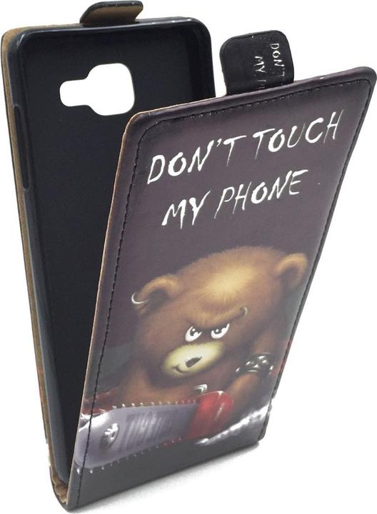 Produktbild König Design Handyhülle für Samsung Galaxy A5 (2016) Schutztasche Wallet Cover Case Schwarz (Samsung Galaxy A5 (2016))