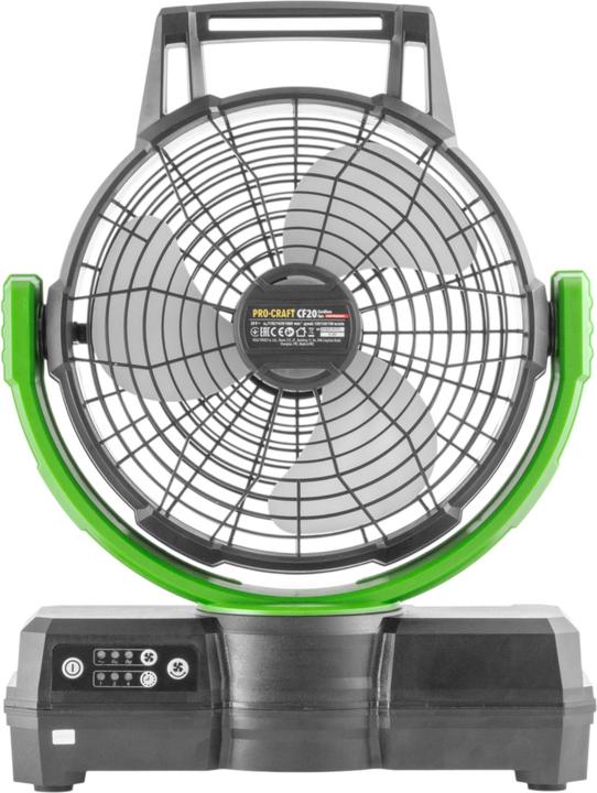 Produktbild Procraft CF20bb Akku Ventilator 20 V 235 mm + 2x Akku 2,0 Ah + Ladegerät