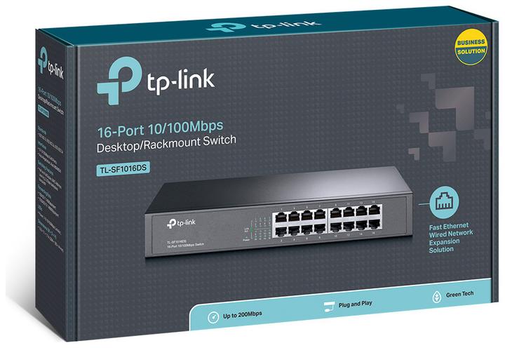 Produktbild TP-Link Tl-Sf1016ds (16 Ports)