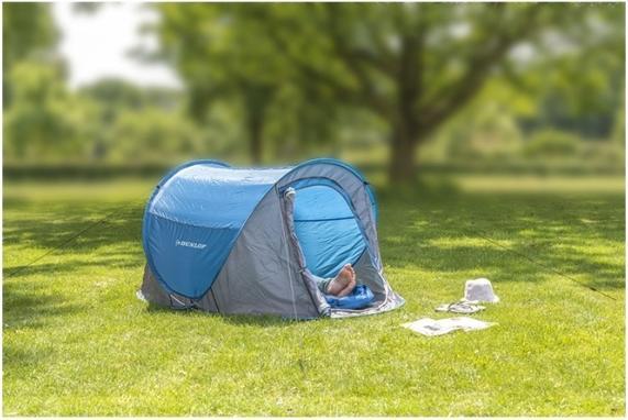 Productafbeelding Dunlop Pop-up tent 2pers. 255x155x95 (1.71 kg, 2 personen)