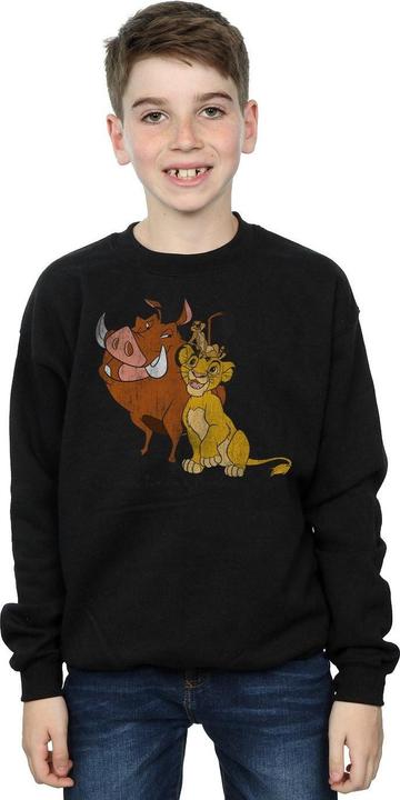Actual product image The Lion King Boys Classic Simba Timon & Pumba Sweatshirt (140, 146)