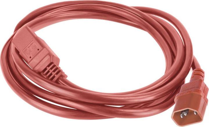 Produktbild Powercord C14 - C21 IEC60320 red 2.5 m (2.50 m)