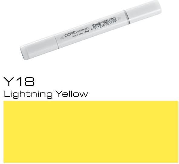 Image du produit Copic Sketch type Y - 18 (Y18 - Jaune vif, 1 x)