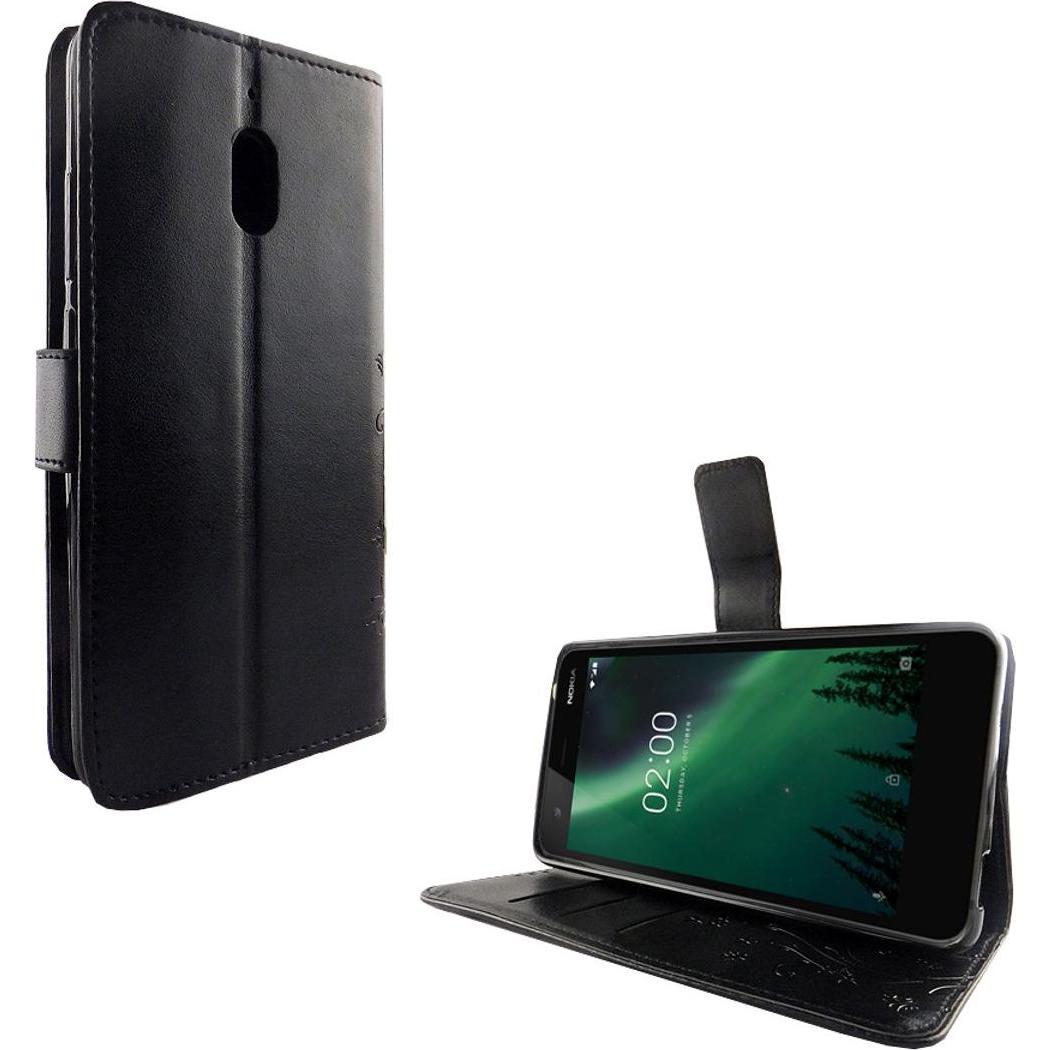 König Design Hülle Handy Schutz für Nokia 2.1 Case Cover Tasche Wallet Etui Handyhülle Bumper (Nokia 2.1), Smartphone Hü...