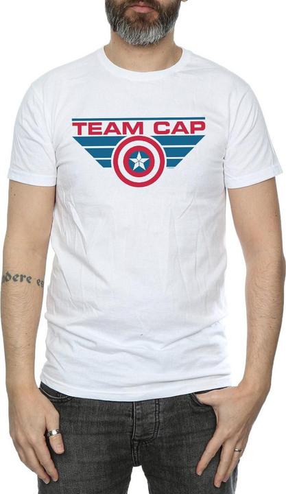 Immagine prodotto Captain America Civil War Team Cap Maglietta Uomo (XL)