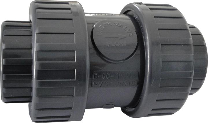 Actual product image Poolomio PVC non-return valve 50 mm