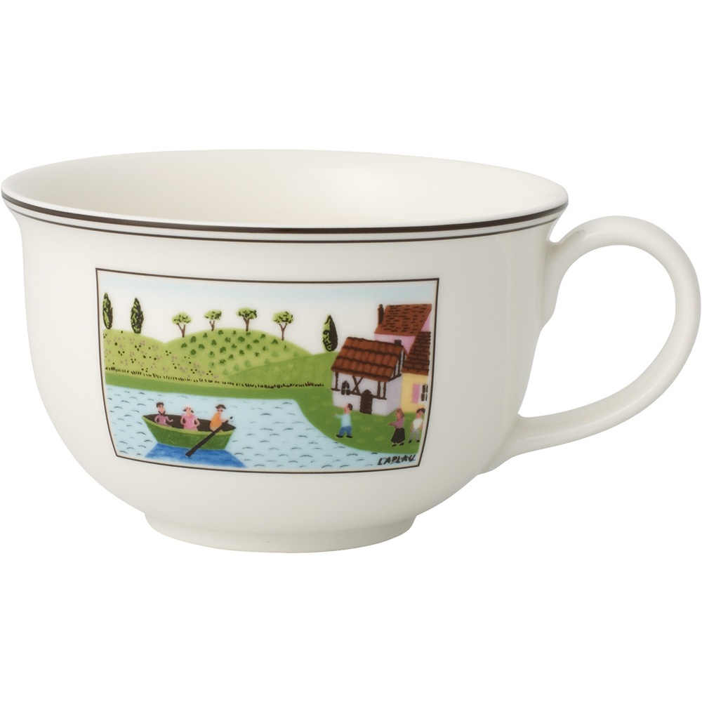 Villeroy & Boch, Tasse, Café au lait Obertasse XL Charm & Breakfast Design Naif (370 ml, 1 x)