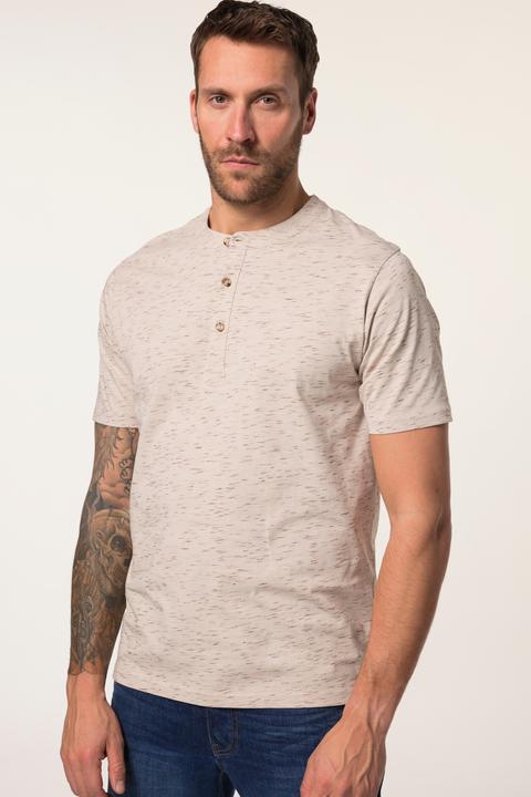 Produktbild JP1880 JP AWARE Henley, Nachhaltigkeit, Halbarm, OCS-zertifizierte Biobaumwolle, recyceltes Polyester (7XL)