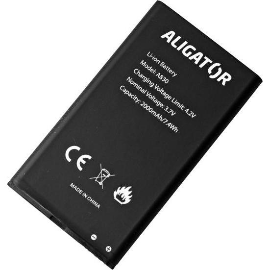 Aligator A830BAL (Akku, A830), Mobilgerät Ersatzteile, Schwarz