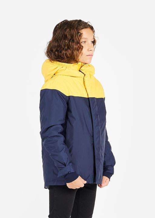 Produktbild Tribord Segeljacke Kinder warm wasserdicht 100 marineblau/gelb (140)
