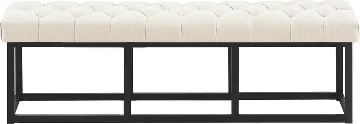 Actual product image Swisshandel24 Bench Amun fabric B150, cream (150 cm)