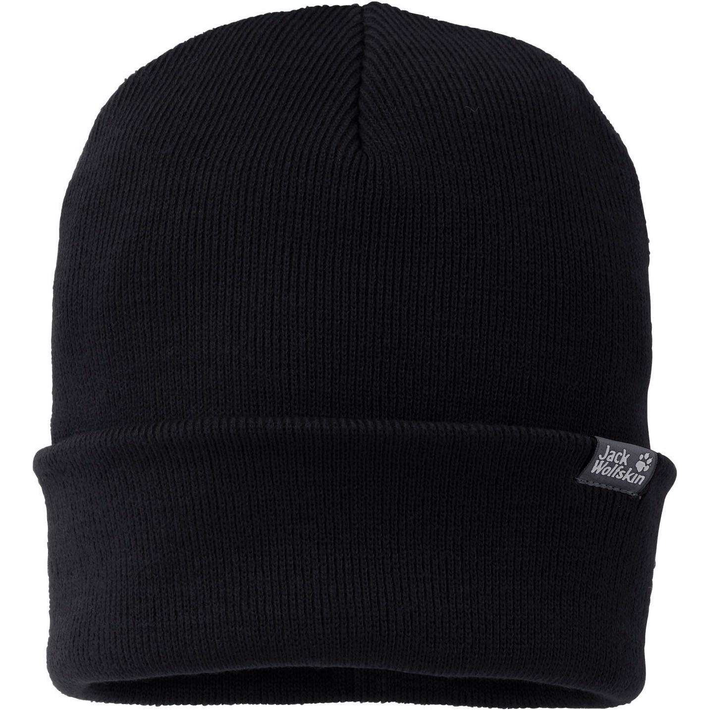 Jack Wolfskin, Herren, Mütze, Rib, Schwarz