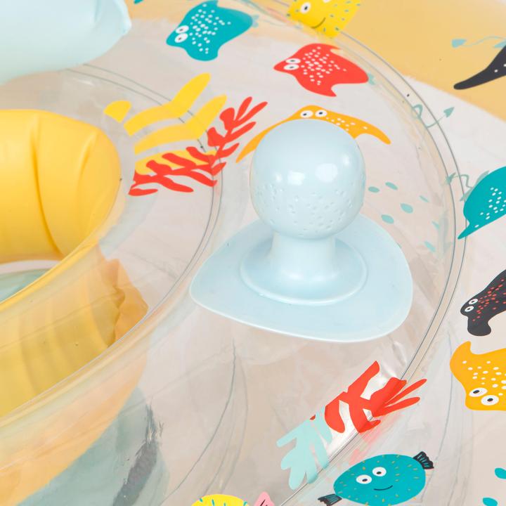 Image du produit Nabaiji Bouée siège de piscine avec poignées Bébé 7-15kg - allfish jaune