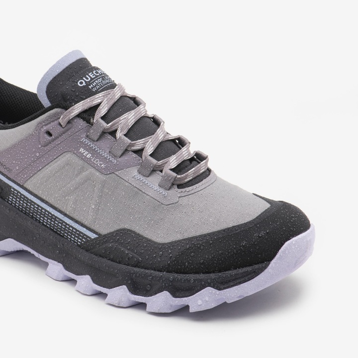 Produktbild Quechua Wanderschuhe Damen wasserdicht - MH500 Light grau (36)