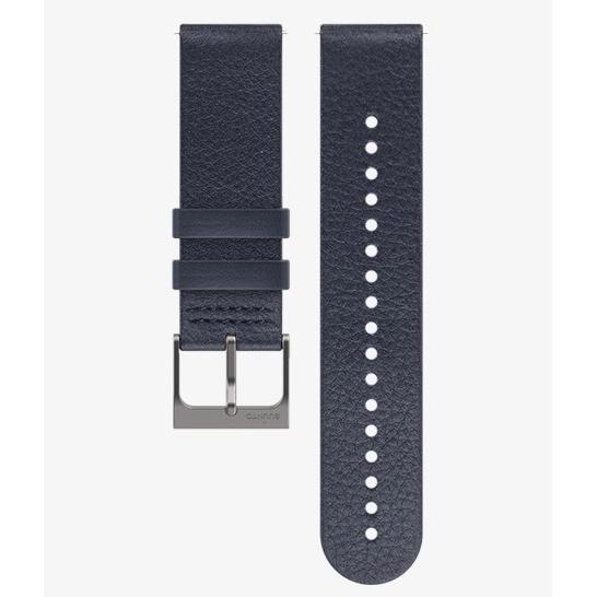 Suunto 22 URB6 LEATHER STRAP (22 mm, Leder, Suunto 5 PEAK, Suunto 9 Peak), Uhrenarmband, Blau