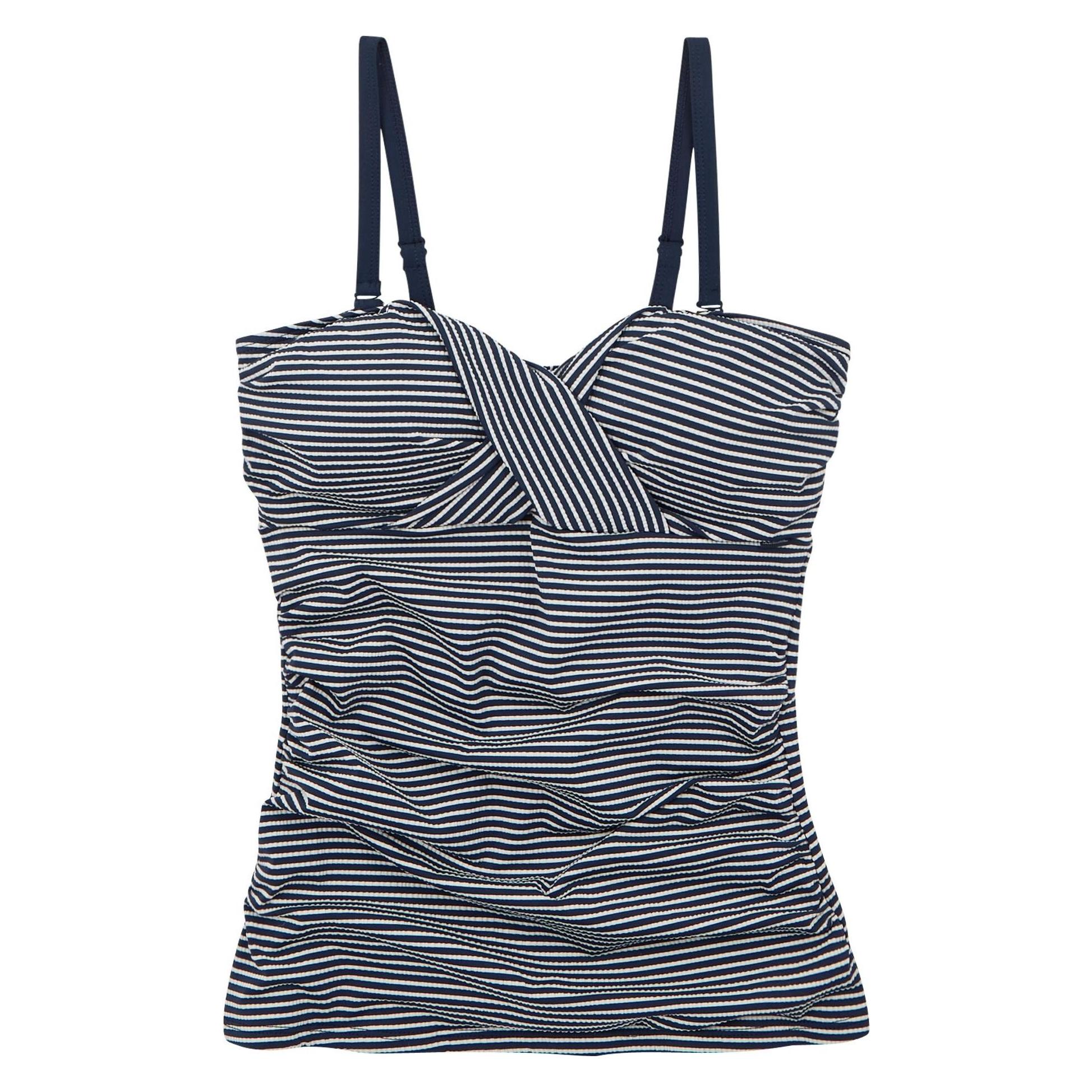 Regatta, Damen, Badeanzüge, Aceana Iii, Blau, Mehrfarbig, Weiss, (36)