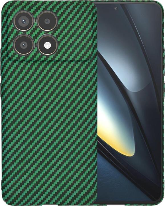 Produktbild Techsuit - Carbonite FiberShell - Xiaomi Poco F6 Pro - Green (Xiaomi Poco F6 Pro)