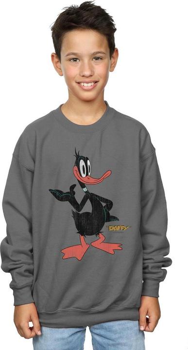 Produktbild Looney Tunes Daffy Duck Distressed Sweatshirt Jungen (152, 158)