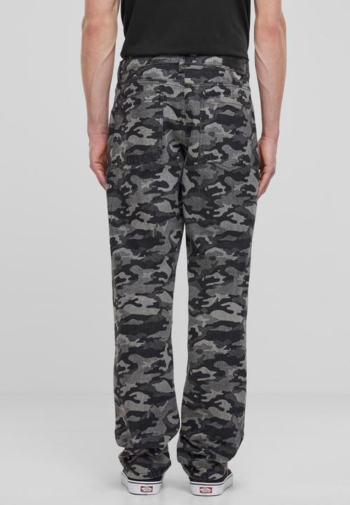 Actual product image Urban Classics Laser Camo Printed Jeans - 166813 (30)