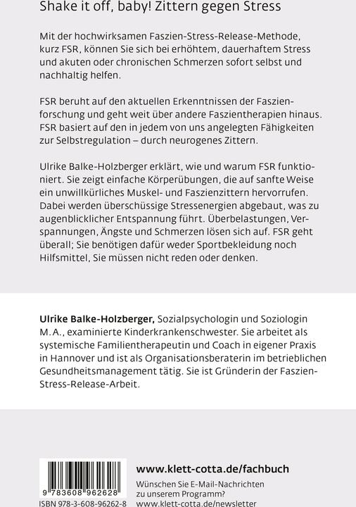 Produktbild Zittern Sie sich frei! (Deutsch, Ulrike Balke-Holzberger, 2018)