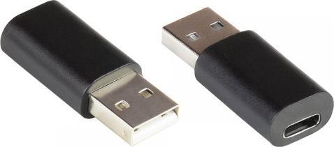 Actual product image Good Connections Adapter USB 2.0 plug A to USB-C™ socket, black, ® (USB-C, 1.54 cm)