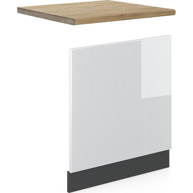 Vicco Frontblende R-Line, Geschirrspüler Zubehör, Weiss