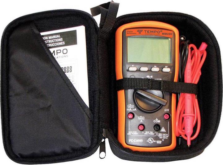 Actual product image Tempo Communications Hand Multimeter Digital MM200 (CAT IV 300V)