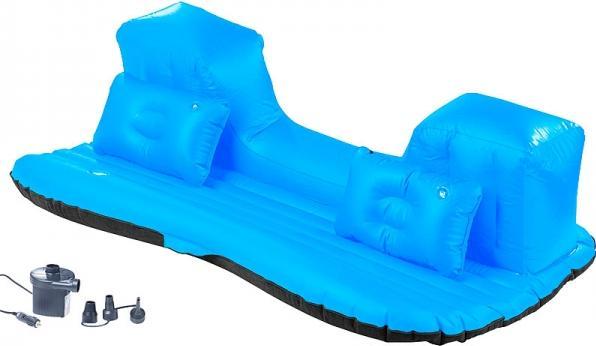 Produktbild Lescars Aufblasbares Bett für den Auto-Rücksitz mit 12-Volt-Luftpumpe