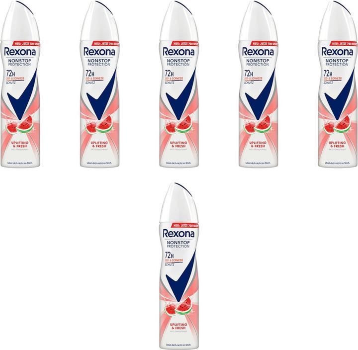Immagine prodotto Rexona Nonstop Protection Deodorant Spray Anti-Traspirante Uplifting & Fresh 150 ml (Getto vaporizzato, 150 ml)
