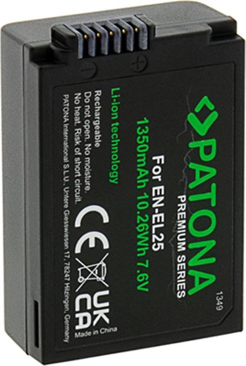 Actual product image Patona Premium EN-EL25 (Rechargeable battery)