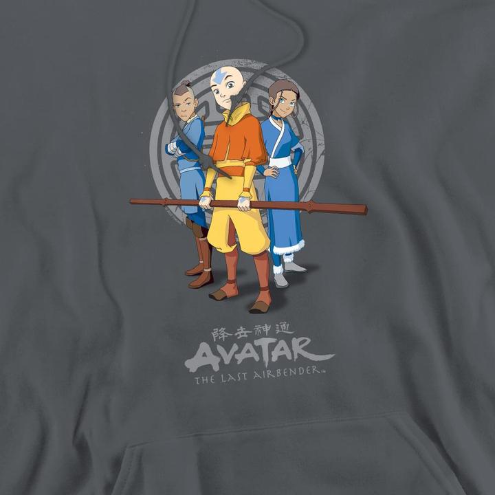 Immagine prodotto Avatar: The Last Airbender Team Avatar Felpa con Cappuccio Uomo (L)