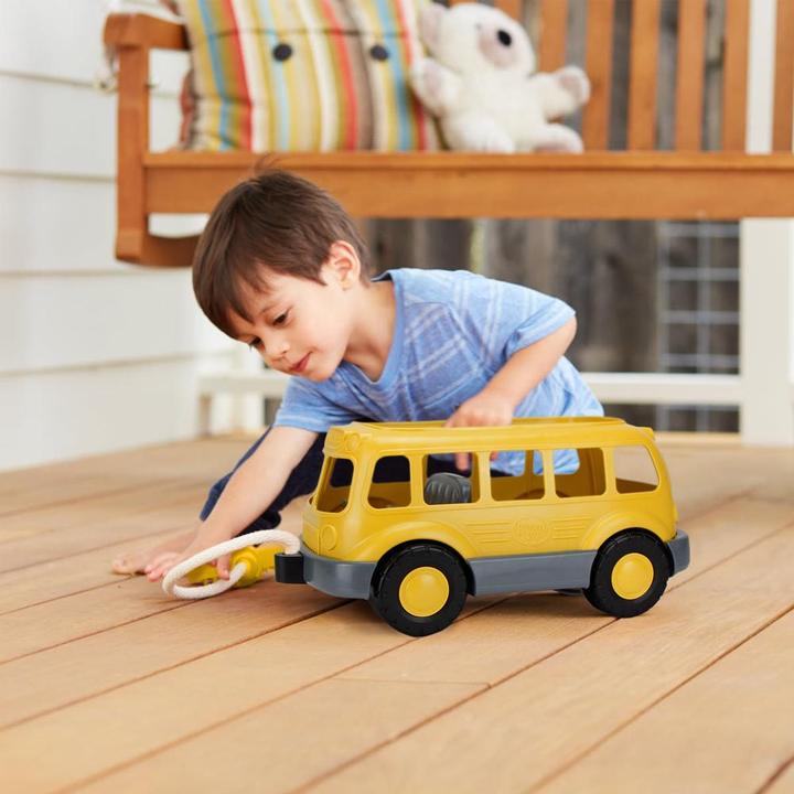 Actual product image Green Toys School Bus Wagon