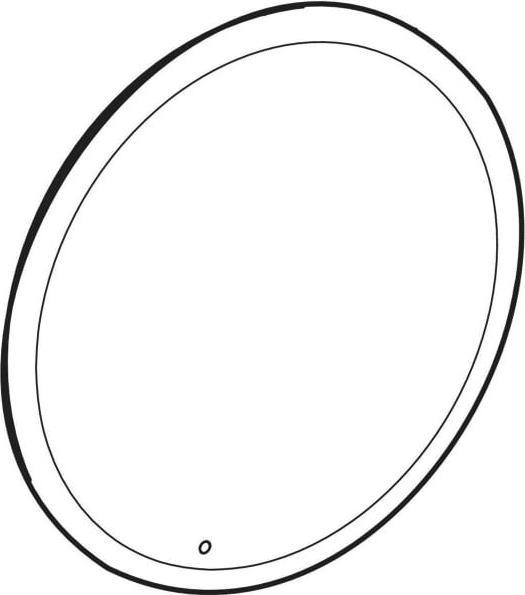 Actual product image Geberit Option Round illuminated mirror, direct and indirect lighting, 502.79 (Ø 50 cm)