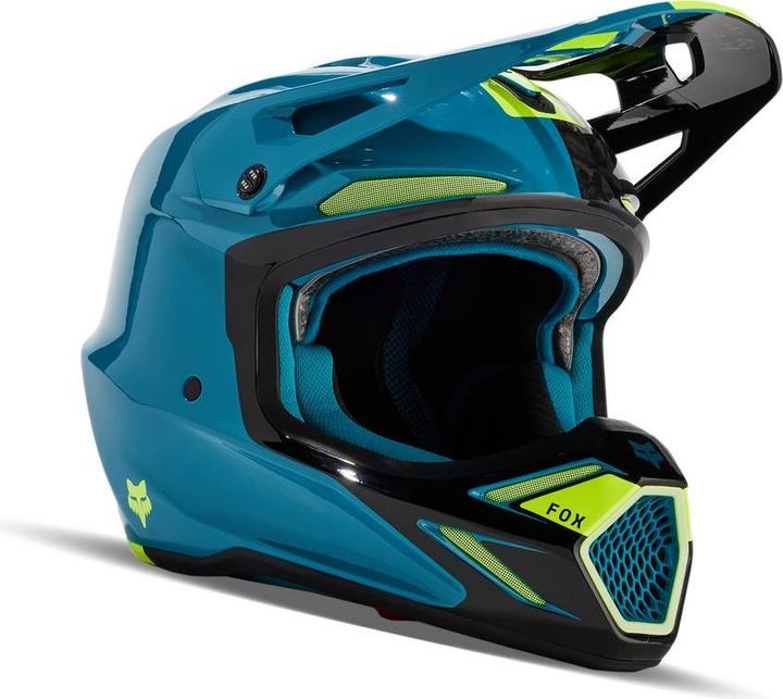 Immagine prodotto Fox Casco 24 V3 Rs Ical M Blu (57 - 58 cm)