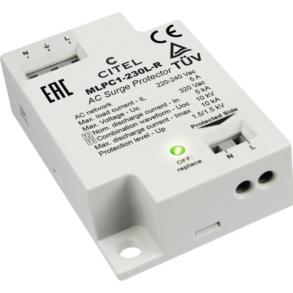 Citel, Protezione contro le sovratensioni, 831211 MLPC1-230L-R Einbau-Überspannungsschutz Überspannungsschutz für: A