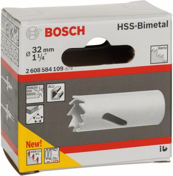Image du produit Bosch Professional Zubehör Scie cloche bimétal HSS pour adaptateur standard, 32 mm, 1 1/4 pouce (1 1, 4 pouces)
