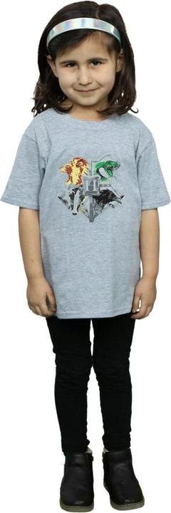 Actual product image Girls Hogwarts Painted Crest Cotton T-Shirt (140, 146)