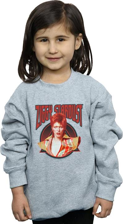 Actual product image David Bowie Girls Ziggy Stardust Sweatshirt (140, 146)
