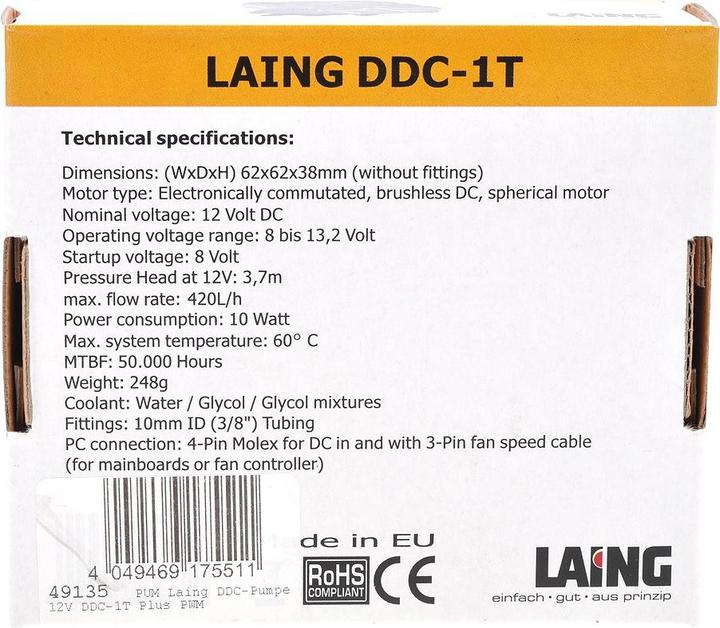 Image du produit Laing Pompe DDC 12V DDC 3.2 PWM
