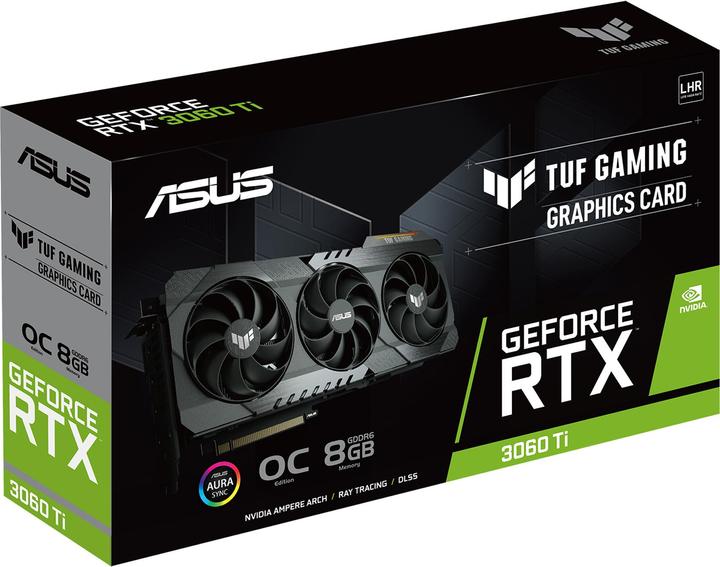 Produktbild ASUS GeForce TUF RTX 3060 Ti O8G-V2 GAMING (8 GB)