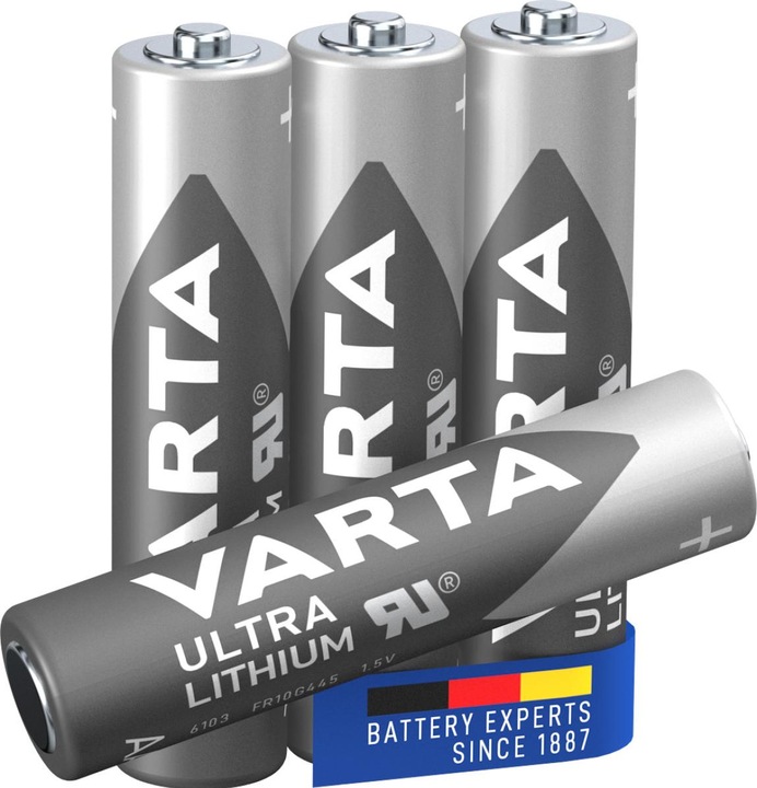 Productafbeelding Varta ULTRA Lithium (4 Pcs., AAA, 1100 mAh)