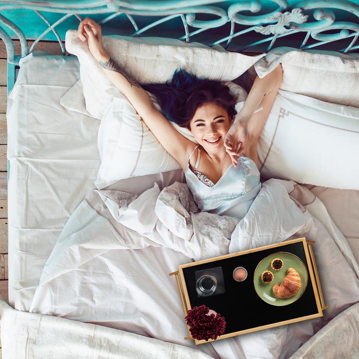 Actual product image Relaxdays Bed tray